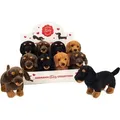 Teddy-Hermann Dackel stehend 3-farb. sort. 21 cm
