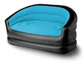Camp4 Aufblasbares Sofa Relax Double, 145x78x65cm, schwarz/eisblau (932992043)
