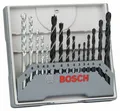 BOSCH Bohrer-Set für Metall-, Holz-, Steinbearbeitung, 15-teilig, 3 - 8mm