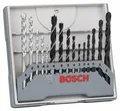 Bosch Bohrer-Set für Metall-, Holz-, Steinbearbeitung, 15-teilig, 3 - 8mm