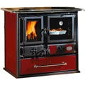 Kaminofen mit Backfach & Herdplatte 6,5 kW Holzofen Küchenherd Kachelofen Kamin