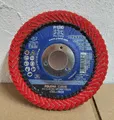 1x PFERD Fächerscheibe Ø 125 x 22,23 mm P60 Keramik 'Polifan Curve M'