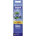 Oral-B Pro Precision Clean 5+1 Aufsteckbürsten weiß Indikator-Borsten X-förmig