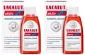 LACALUT aktiv Mundspüllösung Zahnspülung Mundspülung schützt Zahnfleisch 2x300ml