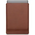 Woolnut Leather Sleeve -suojatasku 13" MacBook Pro & Air, konjakki (13") (WNUT-MBP13-S-119-CB)