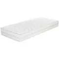 P & B Kaltschaummatratze, Weiß, Textil, H2 + H3, Füllung: Polyester, rechteckig, 100x200 cm, Über- und Sondergrößen erhältlich, Bezug abnehmbar/waschbar, für Hausstauballergiker geeignet, wendbar, optimale Belüftung, schadstoffgeprüft, alternative Größen Wendematratze, orthopädische Matratze, Schlafzimmer, Matratzen Shop, Matratzen, Kaltschaummatratzen