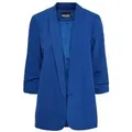 pieces Kurzblazer PCBOSELLA (1-tlg) Falten blau M (38)