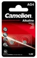 Camelion 12050204 - Alkaline Knopfzellen-Batterie ohne Quecksilber AG4/LR66/LR626/377 mit 1,5 Volt, 2er Set, Kapazität 20 mAh