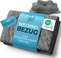 Glückstoff® Kissenbezug für Ergonomisches Kissen [mit Kühl- und Wärmeeffekt] aus