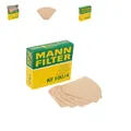 Kaffeefilter.  100 Kaffeefilter Größe 4 in MANN-FILTER Verpackung