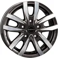 Borbet CW5 Alufelge, 6x16", 5x130mm, ET 68mm, für Fiat Ducato, mistral anthracite polished glossy