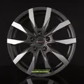4x Borbet CW5 mistral anthracite glossy 6x16 ET68 - LK5/130 ML78.1 Felge Alu