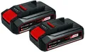 2x Einhell  Akku 18V 2,5 Ah P-X-C Power-x- Change Li-Ionen PXC-Twinpack