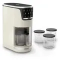 Tefal Dolci IG602AE0, Traditionelle Eismaschine, 1,4 l, 1 Becken, Weiß, Rise, Kunststoff - Weiß