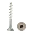 100 Stück Spanplattenschrauben 4,5x40 mm - A2 - Edelstahl - Torx - TX20 - Senkkopf - Teilgewinde - Holzschrauben - Schrauben (100, 4,5x40 mm)