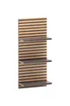 Schildmeyer Regal Katta 158592, anthrazit/Akustikpaneel Optik, 30,3 x 17,5 x 70,2 cm