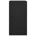 vidaXL Sattelschrank Schwarz 53x53x105 cm Stahl