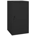 Bussandri Exclusive - Sattelschrank Schwarz 53x53x105 cm Stahl