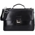 Bugatti Romano Aktentasche Leder 40cm Laptopfach #BGT-493990 (schwarz)