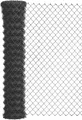 Alberts Maschendraht Geflecht, Höhe 150 cm, Länge 25 m, anthrazit, Viereckgeflecht Maschen 60 x 60 mm, Draht  2,6 mm