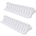 Socken, Sportsocken, Organic Baumwolle, 12 Paar, Unisex, Black, White, Grau