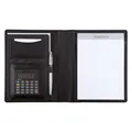 Alassio BORMIO Schreibmappe Konferenz-Mappe Organizer Lederimitat schwarz 43004