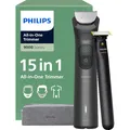 Philips Multigroom Series 9000, 15-in-One Beard Trimmer and Hair Clipper with OneBlade, 2x Original Blades for Face, Head and Body, 27 Length Settings (0.2-20 mm) (Model MG9531/15)