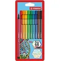 STABILO Pen 68 Faserschreiber 1 mm Mittel Farbig sortiert 10 Stück