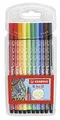 STABILO Fasermaler Pen 68 Etui mit 10 Farben