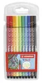 Stabilo® 6810-PL Fasermaler Pen 68 - Etui, 10 Farben