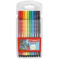 STABILO Fasermaler Pen 68, 10er Kunststoff-Etui