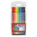 STABILO - Premium-Filzstift - Pen 68-10er Pack - mit 10 verschiedenen Farben