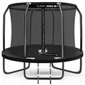 Thunder Gartentrampolin Elite 305cm 10 ft Innennetz 150 kg Schwarz - Schwarz