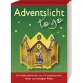 Adventslicht - to go. Ein Adventskalender aus 24 vorgestanzten Teilen