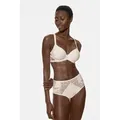 Mey Bügel-BH Mey Damen Spacer-BH, Full Cup Serie Luxurious Uni (1-tlg., 1) 3D-Cups, atmungsaktiv, mit Bügel, zweifarbige Spitze, Zierträger weiß 90