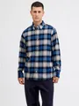 Jack & Jones Langarmhemd JPRBLUBARKLEY FLANNEL X-MAS L/S SHIRT CH