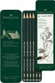Faber-Castell Bleistift Set 119063 Bleistift Castell 9000 6-er Metall Etui NEU!