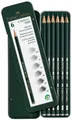 Faber Castell FC-119063 Bleistift 9000, Blechetui mit 6 Stück