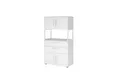 HAMMERBACHER Aktenschrank Kombischrank FlexWall 4OH 1offen weiß/weiß