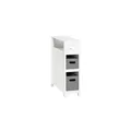SoBuy Badunterschrank mit 2 Schubladen Weiß 60x20x70cm Funktional