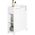 SoBuy Wäscheschrank, Weiß, Holzwerkstoff, 20x70x60 cm, Badezimmer, Badezimmerschränke, Midischränke