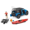 BRUDER Jeep Wrangler Rubicon Unlimited mit Kajak 12182