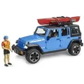 BRUDER® 02529 Jeep Wrangler Rubicon Unlimited mit Kajak und Figur