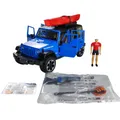 BRUDER 02529 Jeep Wrangler Rubicon Unlimited mit Kajak & Figur Bworld 1:16 ✅