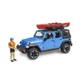 Bruder 02529 Jeep Wrangler Rubicon Unlimited mit Spielfigur, ab 4 Jahren