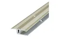 Dalsys Übergangsprofil Profil flach aus Aluminium (90 cm, Champagner, 1-St), Für 8 mm Belagsstärke, aus eloxiertem Aluminium