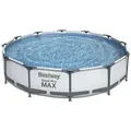 Bestway Steel Pro MAX Framepool Set, rund,  Ø366 x 76 cm