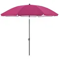 Doppler Sonnenschirm, Anthrazit, Pink, Textil, 160x160 cm, höhenverstellbar, Knickgelenk, wetterbeständig, Sonnen- & Sichtschutz, Sonnenschirme, Sonnenschirme rund