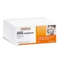 ASS-ratiopharm® 500 mg Tabletten: Ein Klassiker unter den Schmerzmitteln, 100 Tabletten