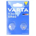 Varta Batterie Silver Oxide, Knopfzelle, 364, SR60, 1.55V Electronics, Retail Bl